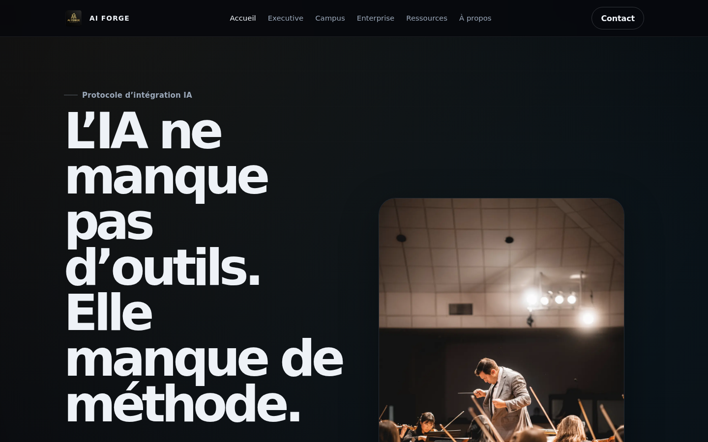 Aperçu du projet Protocole AI Forge