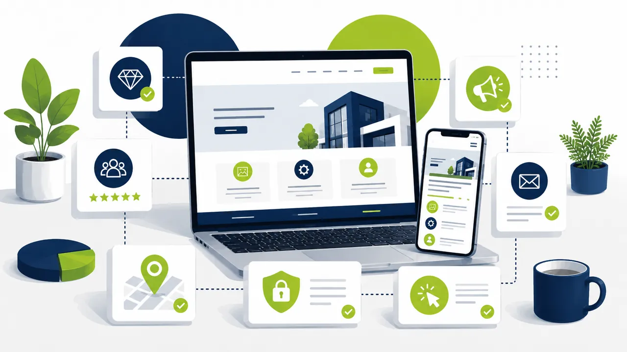 Illustration de l’article : Que doit contenir un site vitrine efficace en 2026 ?