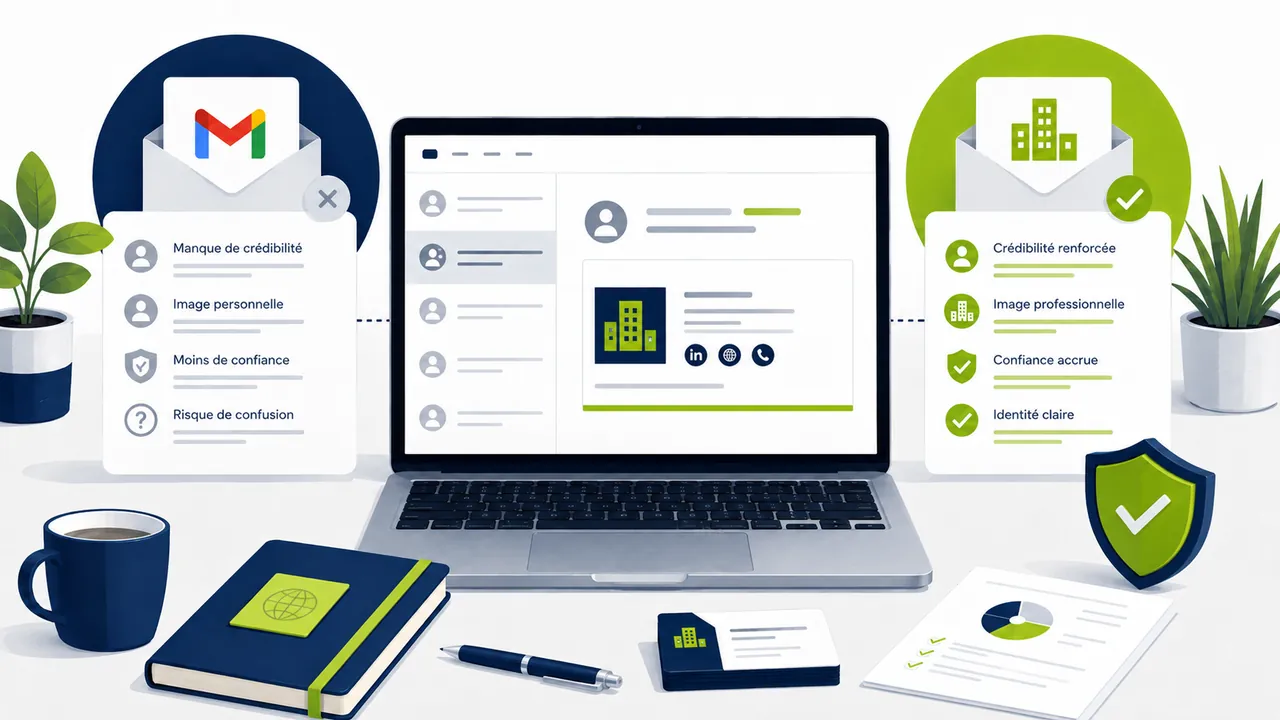 Illustration complémentaire : Adresse Gmail ou email professionnel : est-ce vraiment important ?