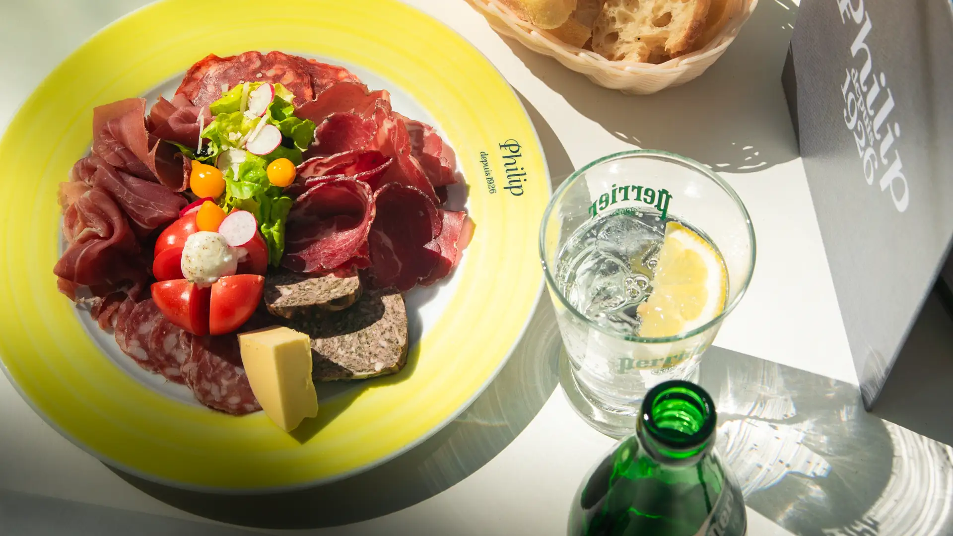 Charcuterie plate from the terroir, Restaurant Philip